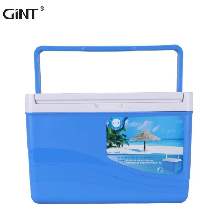 WOOD LID Portable Fishing Ice Food Wine And Water Cooler Box