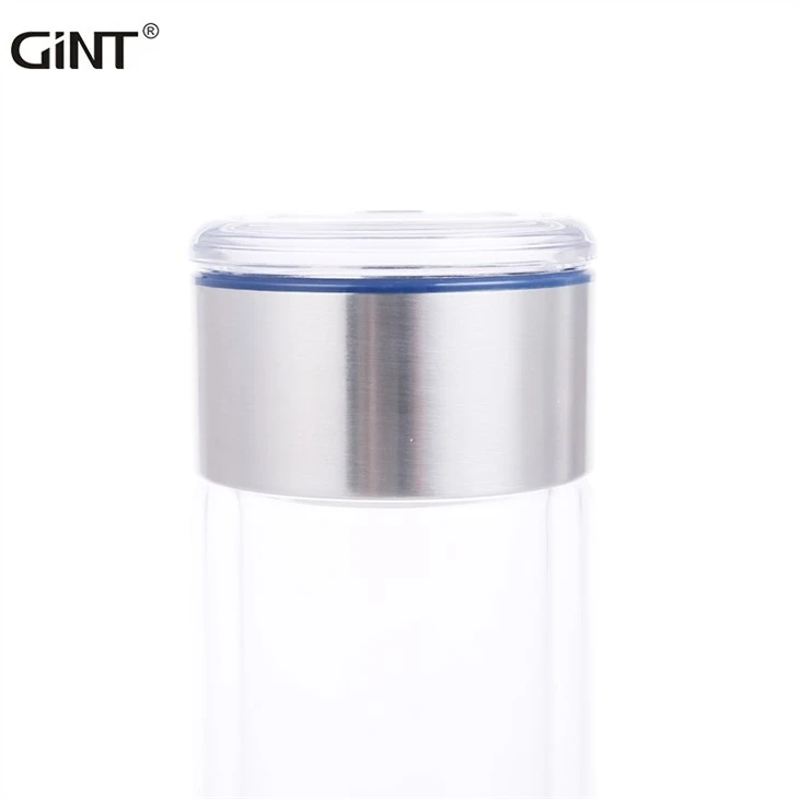 Customized Logo Water Cup Bottle Set Eco-friendly High Borosilicate Glass Water Bottle